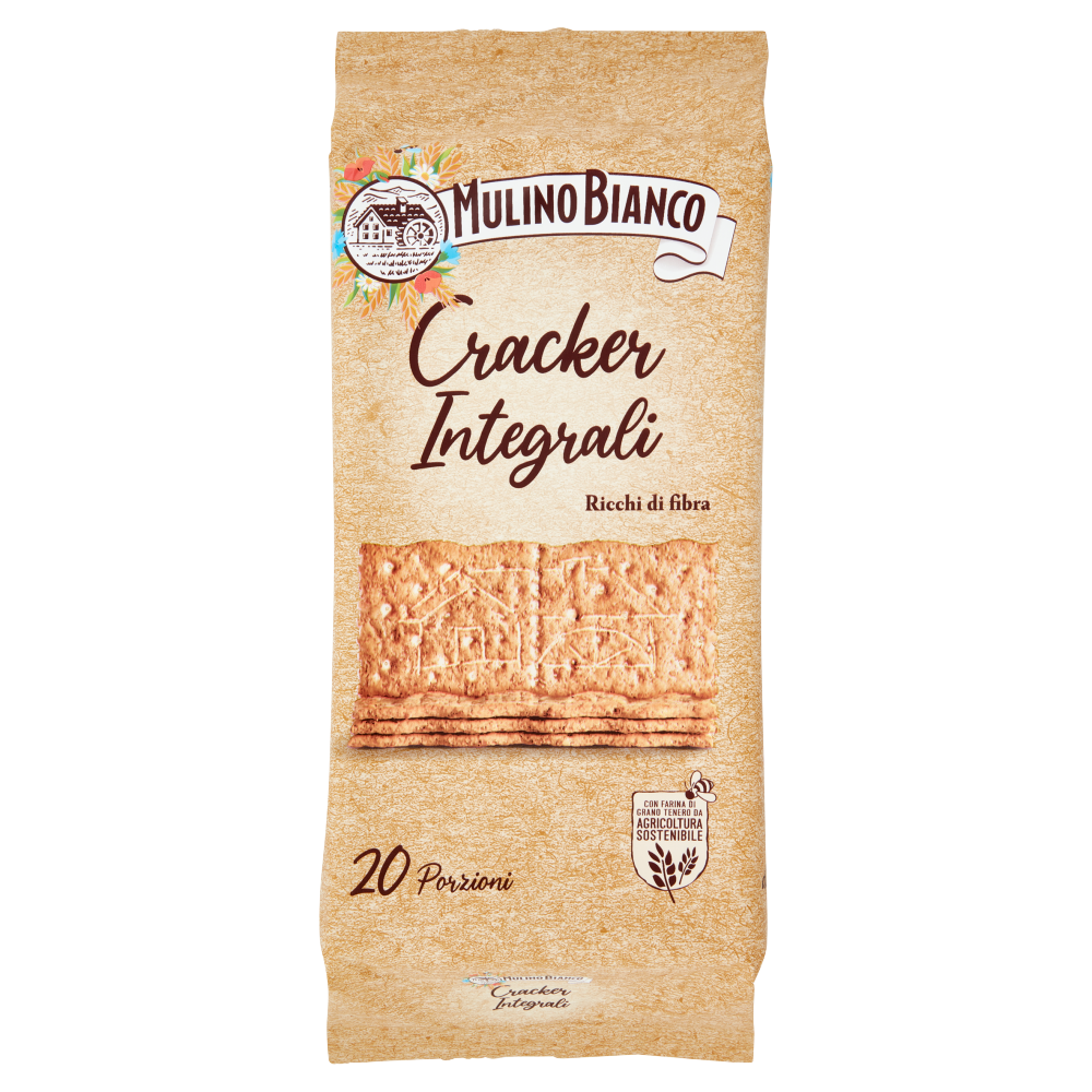 Mulino Bianco Cracker Integrali 500gr