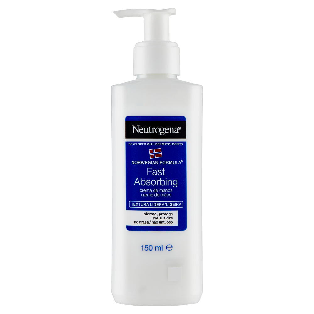 Neutrogena Fast Absorbing Crema Mani 150 ml