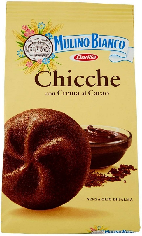 Mulino Bianco Chicche con crema al Cacao, 200gr