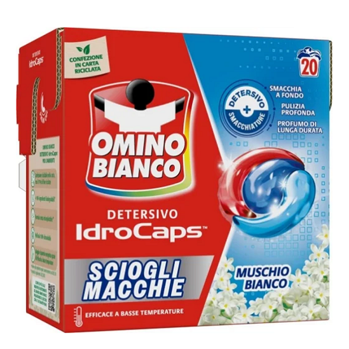 Omino Bianco IdroCaps Sciogli Macchie 20pz